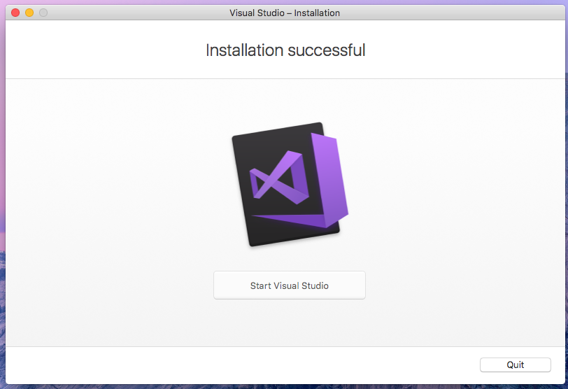 Installation process has successfully completed Installation process has successfully completed