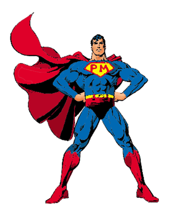 PM - not a man, PM is a kryptonite superhero